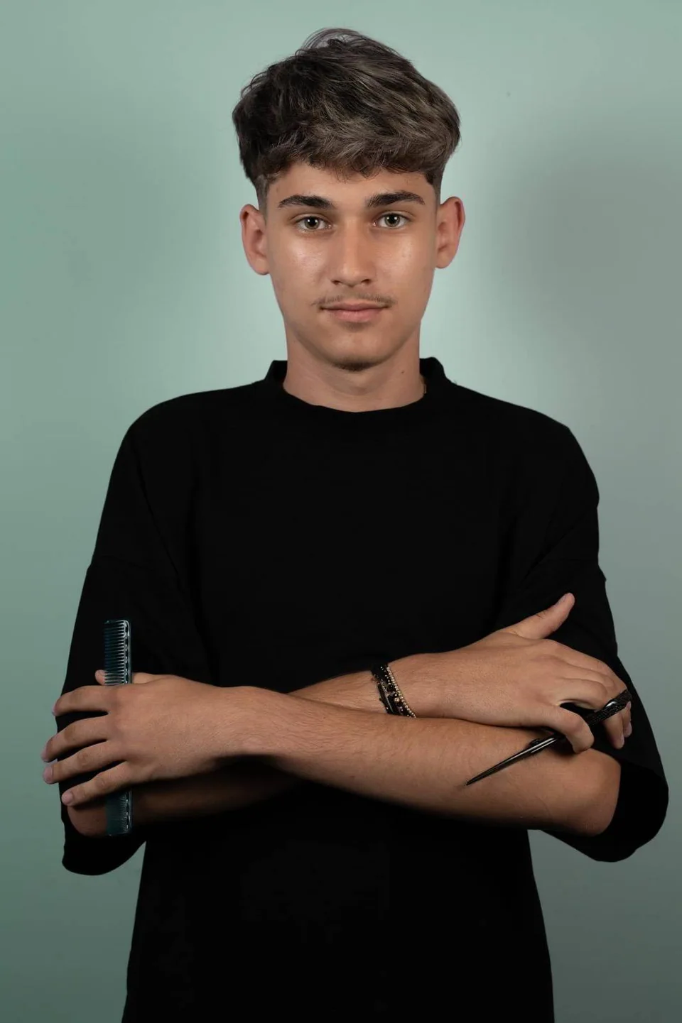 Valentin George, Hairstylist la Homies Studio